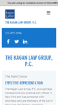 Mobile Screenshot of kaganlaw.com