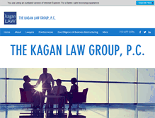 Tablet Screenshot of kaganlaw.com